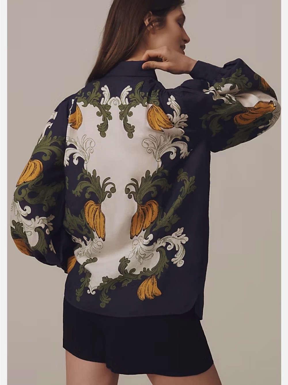 Farm Rio X Anthropologie Puff Sleeve Blouse - Picture 4 of 9